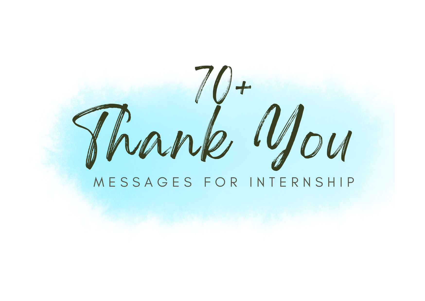 Thank You Messages For Internship